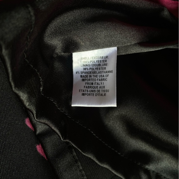 MILLY Dress Women’s Small Pink Black Mini - Picture 7 of 9
